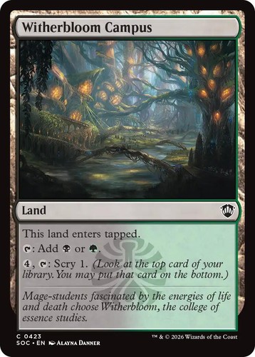 MTG Witherbloom, the Balancer (Borderless) M Secrets of Strixhaven