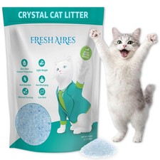 Silica Crystal Cat Litter Unscented, Lightweight, Non-Clumping, Low Dust ...