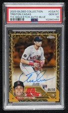 2023 Gilded Collection Gold Etch Blue 6/50 Triston Casas PSA 10 GEM MT Auto 02ss