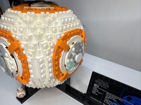 LEGO Star Wars: The Last Jedi BB-8 (75187) Retired 99% Complete w/ Display Stand