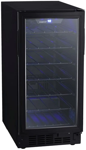 EdgeStar BWR301BL 15"W 25 Bottle Built-In Single Zone Wine Cooler - Black - Picture 7 of 12