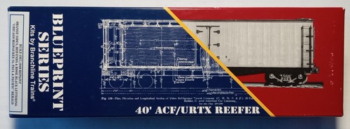 Refrigerador de madera Branchline Blueprint #1218C ACF Milwaukee Rd CMStP&P #87290 KIT NUEVO EN CAJA | Zustand: New