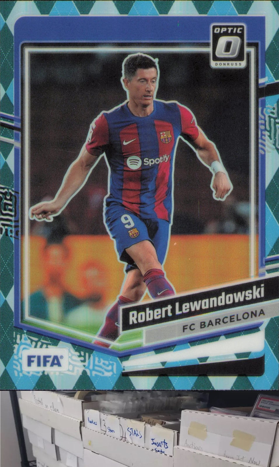 2023-24 Donruss #113 Robert Lewandowski Optic Argyle - JL