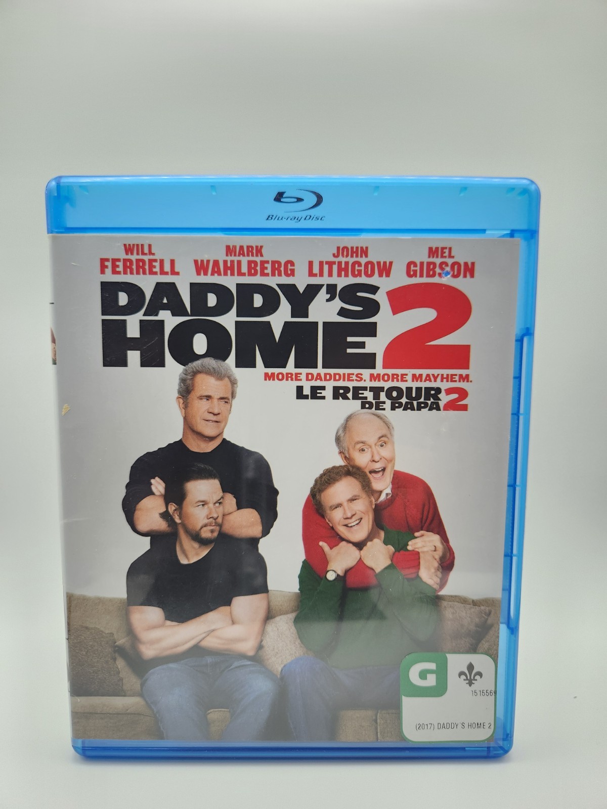 Daddy’s Home 2 (Blu-ray, 2017) Will Ferrell, Mark Wahlberg