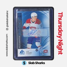 2025 UPPER DECK SP GAME USED #AR-ID IVAN DEMIDOV AUTHENTIC ROOKIE BLUE AUTO RC