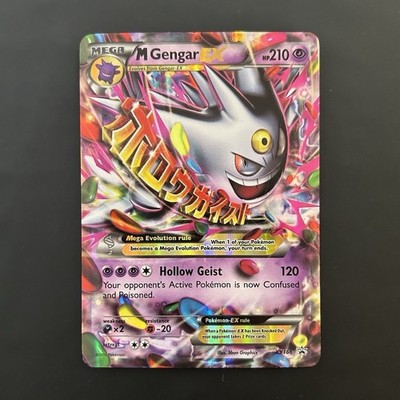 M Gengar EX Mega Promo Holo XY166 Pokémon Hollow Geist Card Stock