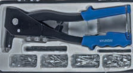 Set Rivettatrice Hyundai 59138 per Fai-da-Te e Riparazioni Casa