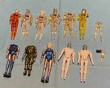 Vintage Mego Micronauts Broken Bodies Parts Lot Time Traveler Galactic Defender