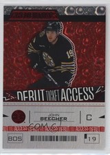 2023 Upper Deck Credentials Debut Ticket Access Red /349 John Beecher #150 0m4b