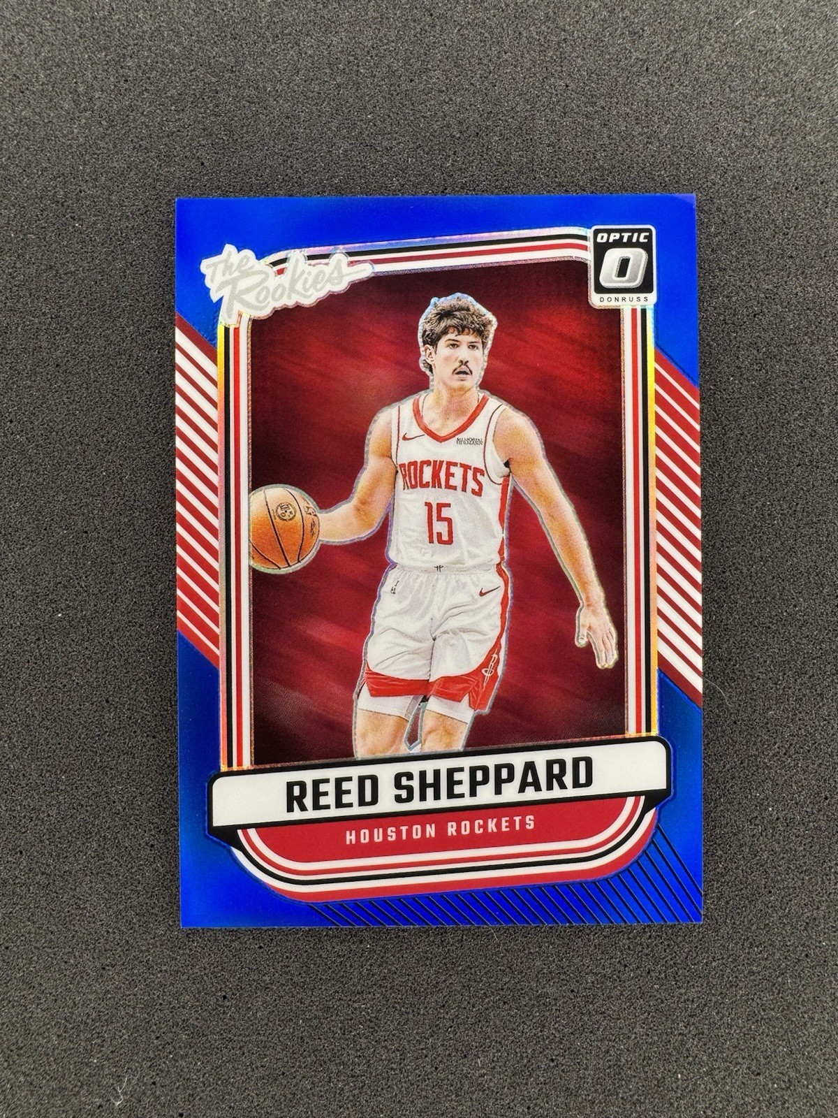 2024 Panini Donruss Optic The Rookies Blue Prizm /49 Reed Sheppard #3 RC