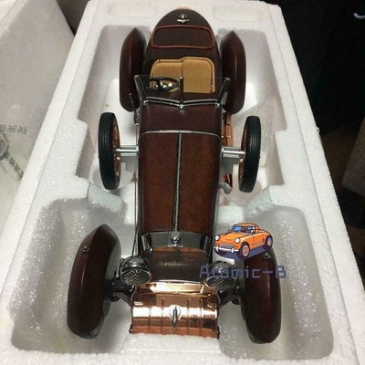 TRL 1/18 Hispano Suiza H6C Tulipwood Speedster 1924 Wooden Diecast Car Model