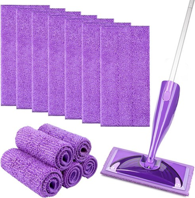 #ad Microfiber Mop Pads Compatible with Swiffer Wet Jet Reusable Wet Jet Pads $12.13