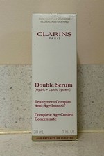 Clarins Paris Double Serum Hydric Lipidic System 30ml 1oz Age-Defying New Box