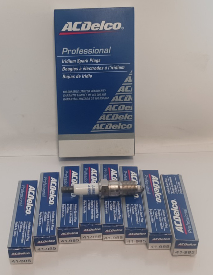 8X GENUINE GM ACDELCO PROFESSIONAL IRIDIUM SPARK PLUGS 41-985 INTERCHANGE 41-110