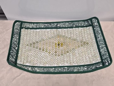 Jade stone beads massage mat 18×11