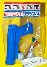 SELTENE DDR BALLPISTOLE PFEIL PISTOLE DART GUN SET OVP 7190er EFFEKT SPECIAL KHD
