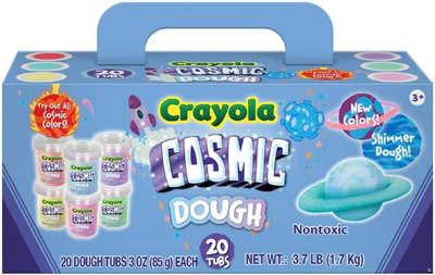 Cosmic Dough 20Pk X 3Oz - Special Effects Kids Toys, Party Favors, School Suppli