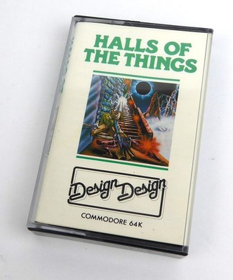 Commodore 64 C64 Spiel --  HALLS OF THE THINGS (Design Design) -- Tape
