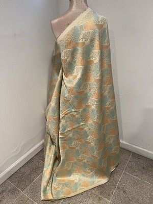 Silk  Jacquard  Brocade Fabric 48  wide Sold By The Yard