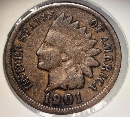 1901 Philadelphia Mint Indian Head Cent Uncirculated