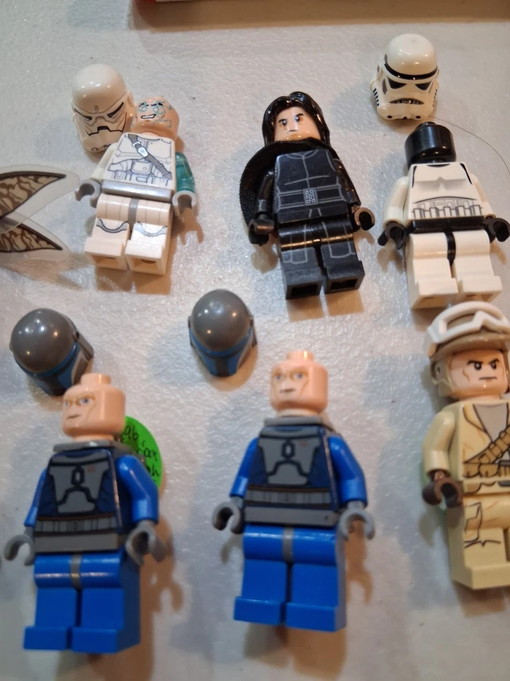 Lot Of 11 Complete Lego Star Wars Minifigure.  Good Condition.  Jek-14, Kylo Ren - Image 4 of 4