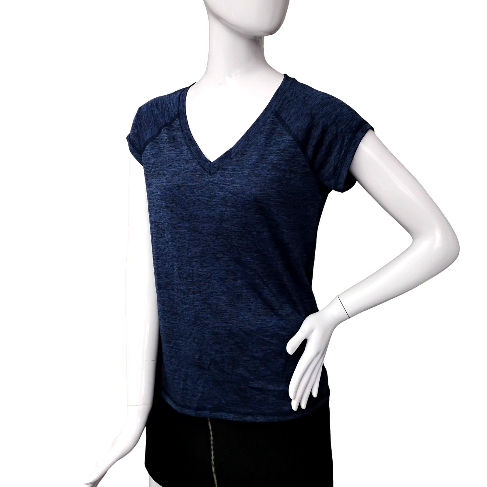 Ideology Performance Tee Size Small Heathered Blu… - image 1