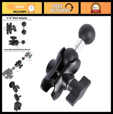 Double Socket Arm with 1" Ball Adapter for RAM B Size Mounts, 360  Rotation, Pho