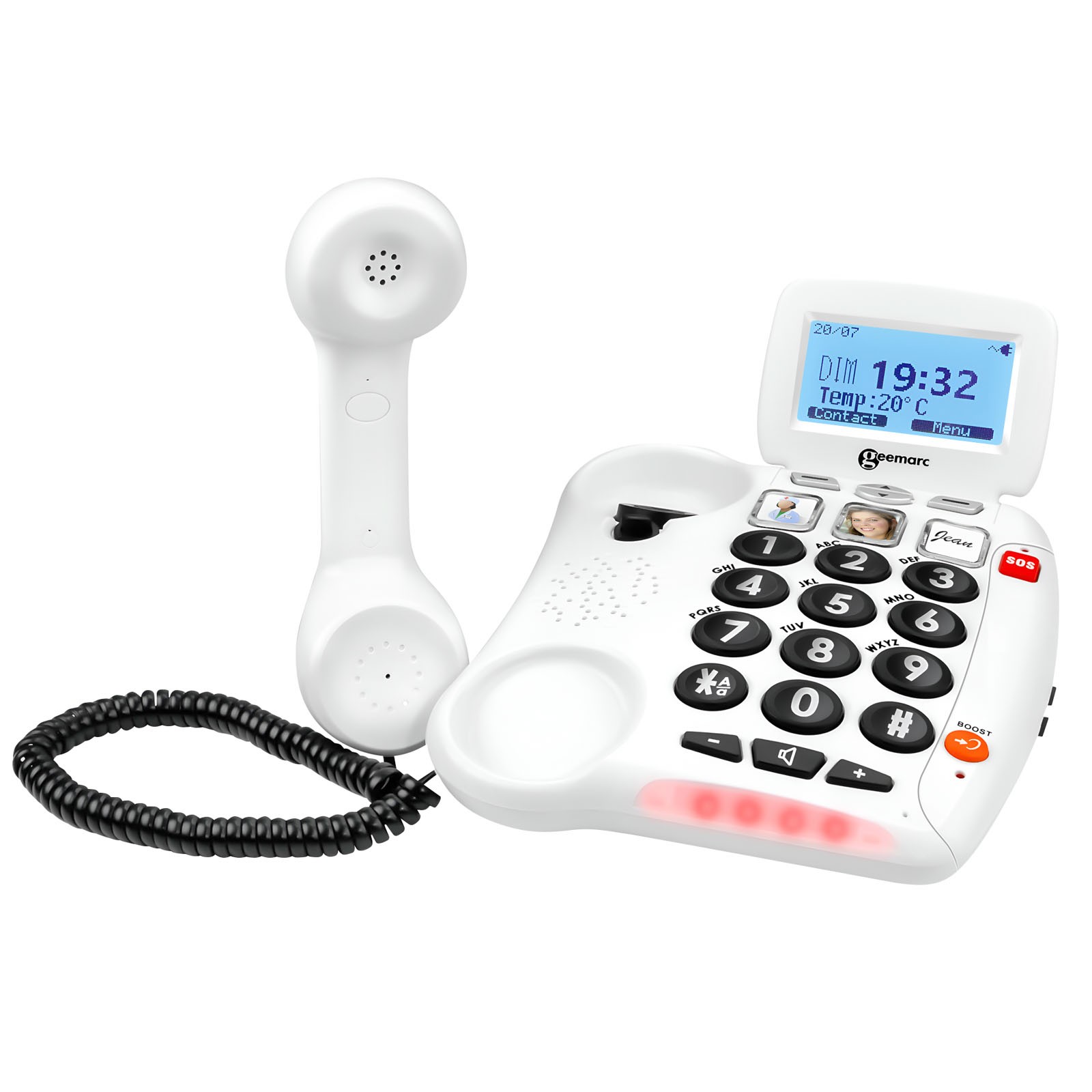 Téléphone senior amplifié avec transcription le cadeau idéal pour simplifier la vie des grands parents