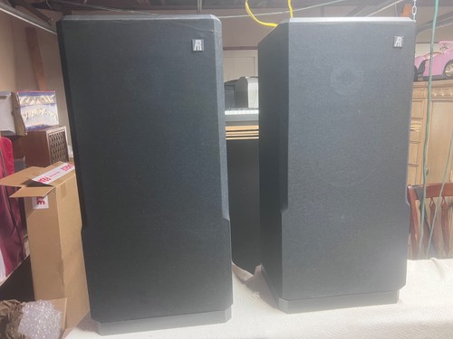Pair of Teledyne Acoustic Research AR93Q Speakers (Serviced)(Black) NICE