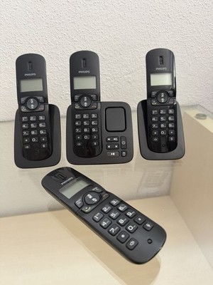Philips D205 Quattro Schnurlostelefon, Freisprechen, Anrufbeantworter