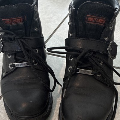 Harley-Davidson Crankshaft Steel Toe men's motorcycle boots Size 8.5 M Excellent
