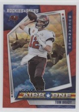 2021 Panini Rookies & Stars Airborne Red Wave Tom Brady #AB-1 u0u