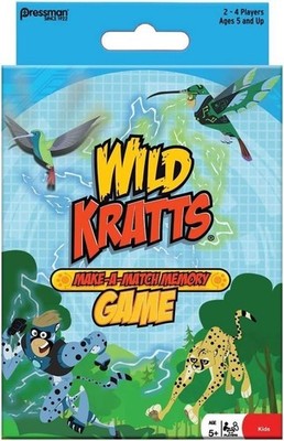 Pressman Wild Kratts Make A Match in Box Game