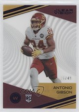 2020 Panini Chronicles Clear Vision Rookies Purple 15/49 Antonio Gibson 0o9k