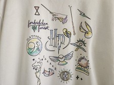 Harry Potter Sweatshirt Large Pastel Icons Symbols Pullover Size Large