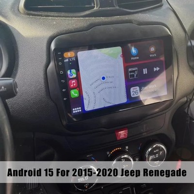 Android 15 Carplay For 2015-2020 Jeep Renegade Car Stereo Radio GPS Navigation