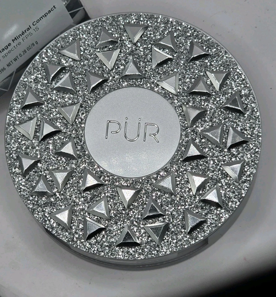 PUR 4 In 1 Pressed Mineral Makeup SPF 15 Powder Foundation BLUSH MEDIUM w/BRUSH! - Image 2 of 3