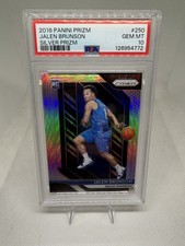 2018-19 Panini Prizm Jalen Brunson Silver Prizm PSA 10 Rookie #250