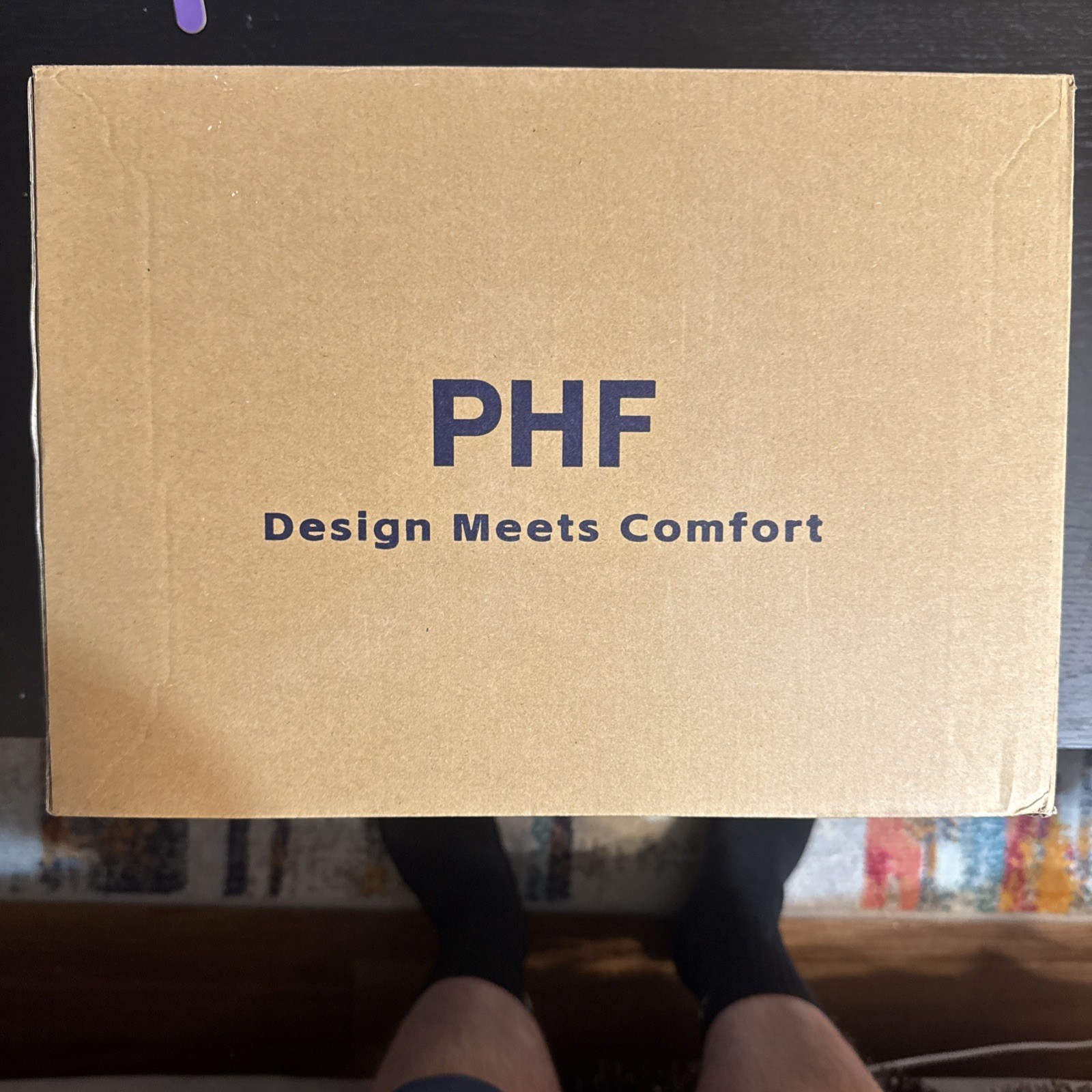 PHF Waffle Weave Duvet Cover Set Size Queen (Linen)