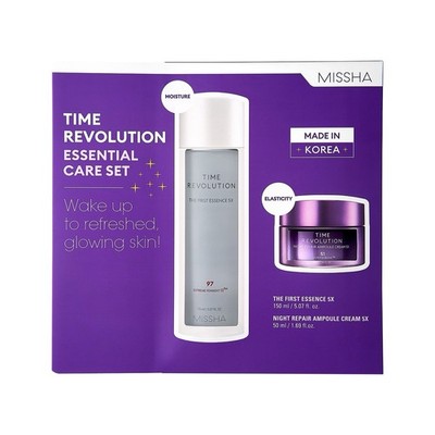 Missha Time Revolution 5X Essential Care Set Cream Exp:09/2028, 11/2028 NEW A5
