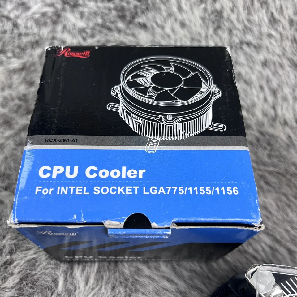 Rosewill CPU Cooler Fan Heatsink for Intel Socket LGA775/1155/1156 NEW OPEN BOX - Image 2 of 4