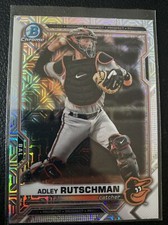2021 Bowman Draft Chrome Mojo Refractor Adley Rutschman #BDC-31 Orioles RC