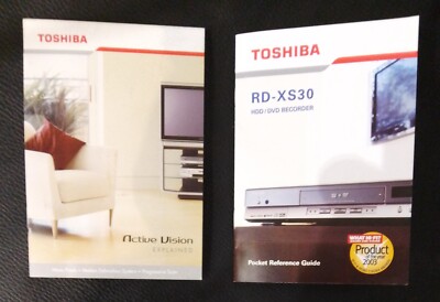 TOSHIBA 2003 RD-XS30 DVD-Recorder Active Vision TV Produktkatalog Prospekt