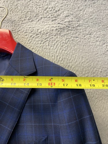 Bonobos Freely Blazer 40R Slim Fit Windowpane Unstructured Comero Navy /131-18 - Picture 6 of 14