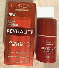 L'Oreal Paris Revitalift Clinical Repair 10 Day/Night Cream, 1.6 fl oz, NIB