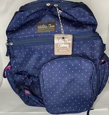 New Matilda Jane Brilliant Daydream Navy Dot Cooler Bag Backpack