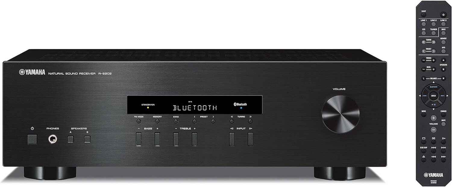 Yamaha R-S202 D Black SintoAmplificatore Integrato 140W Dab+ Bluetooth