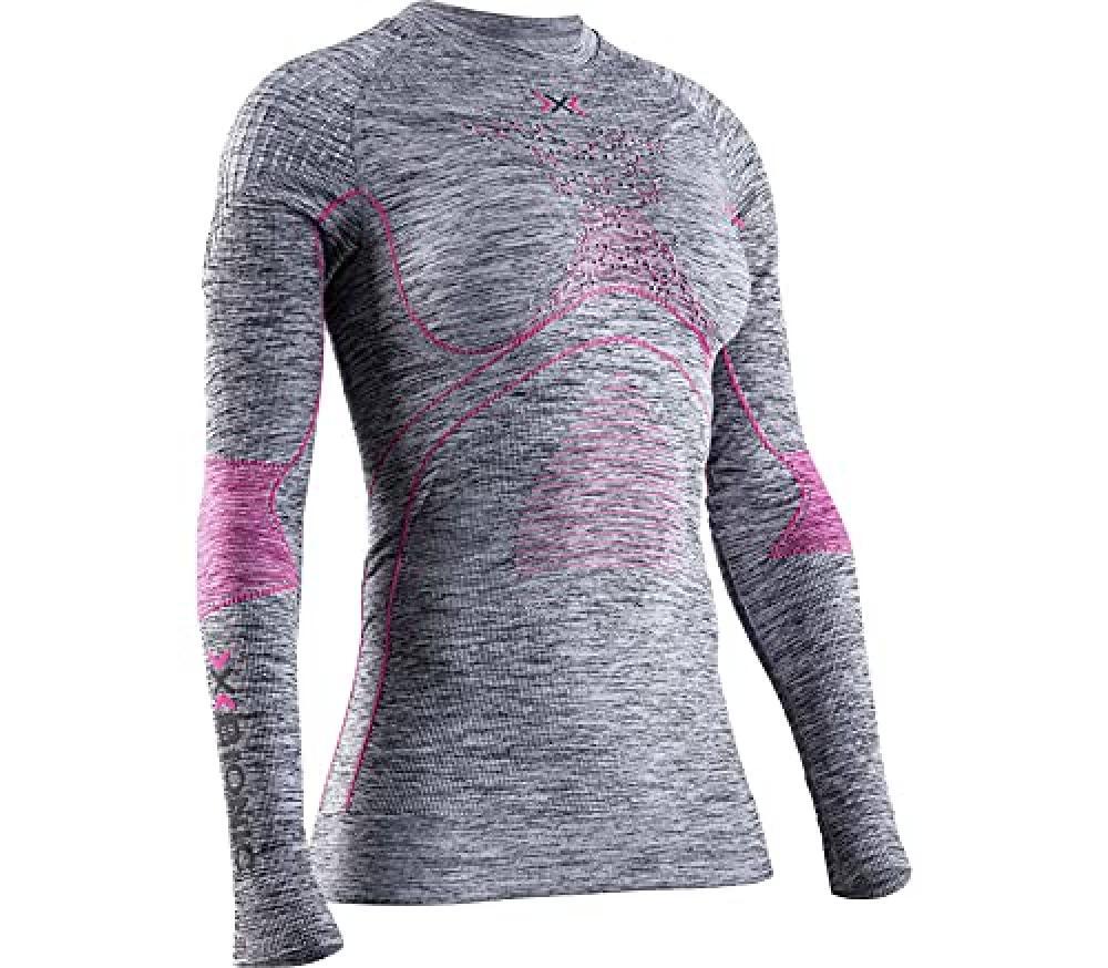 (TG. M) X-Bionic Energy Accumulator 4.0 Melange Round Neck Long Sleeves, Strato
