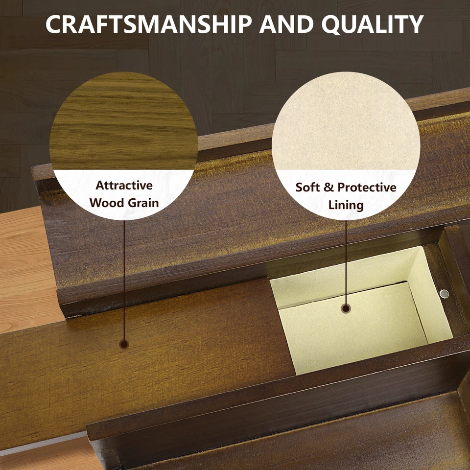 Cologne Organizer for Men 3 Tier Perfume Display Stand Cologne Shelf w/ Drawer - Image 4 of 4