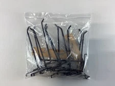 Black Slatwall Shelf Hooks 12 pc NEW